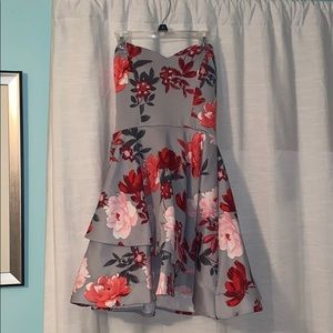 Strapless Homecoming Dress